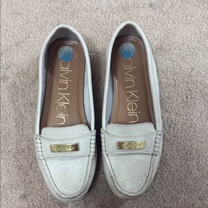 Calvin Klein Women's Cream Loafers